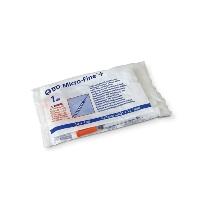 BD Micro-Fine Plus U100 1ml Syringe (Pack of 10)
