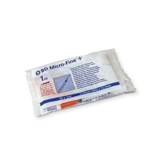 BD Micro-Fine Plus U100 1ml Syringe (Pack of 10)
