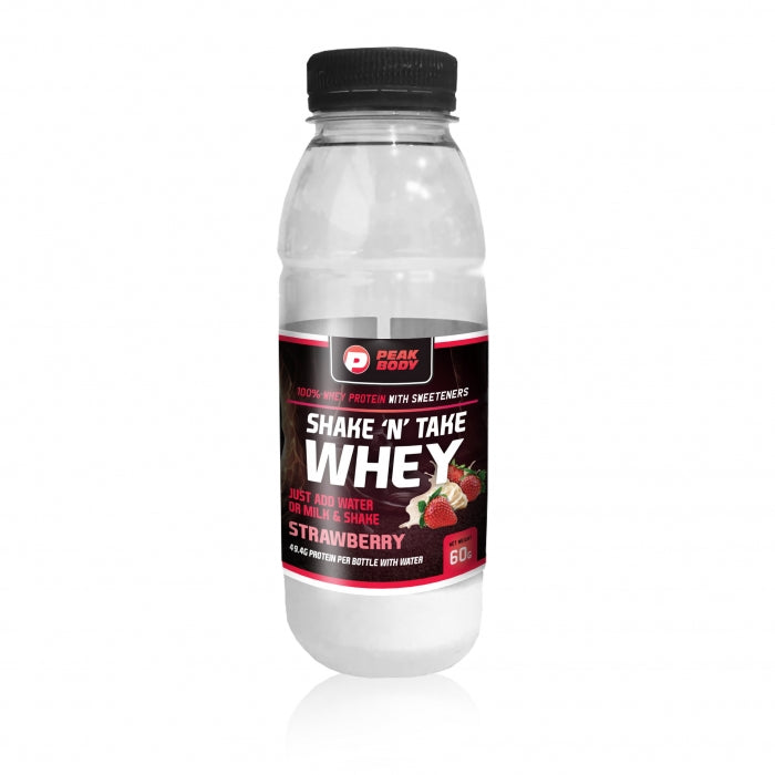 Shake 'N' Take Whey - 60G Bottles (24 Per Box)